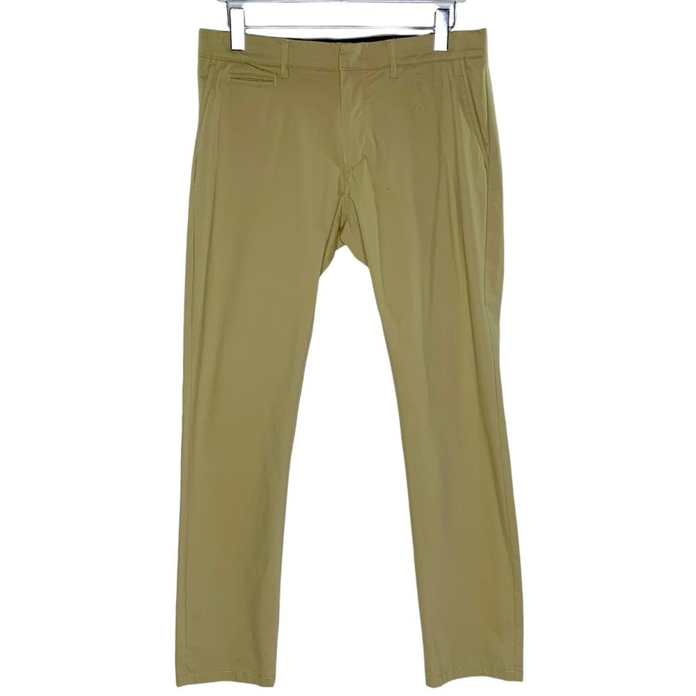 J Crew 33 Mens 484 Slim Fit Tech Pant Khaki Performance Everyday